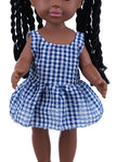 Blue and White Checkered Sundress