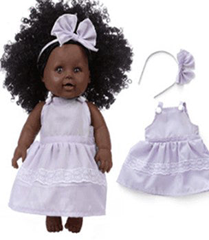 Mauve Lacy Dress with Headband