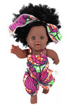 Pink-Orange-Green Romper with Headband