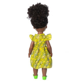 Yellow-Green Patterned Dress